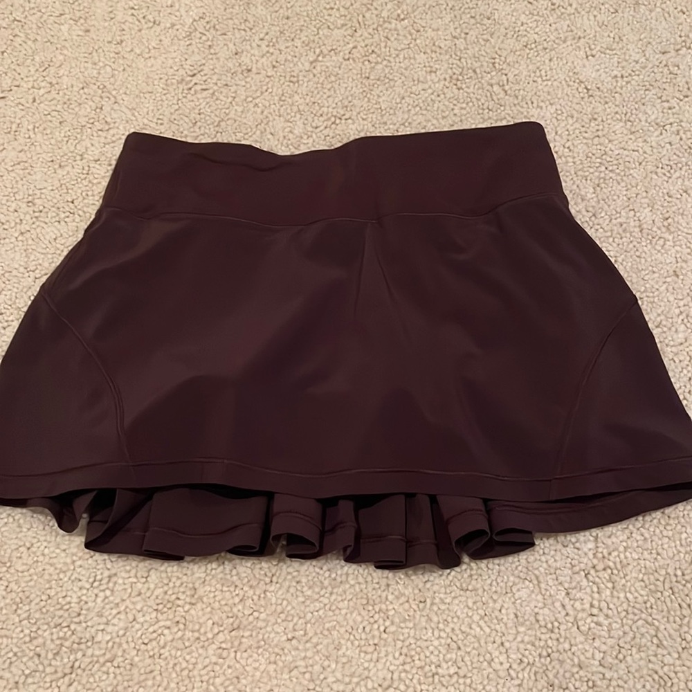 Lululemon Brown Tennis skirt with pleats
